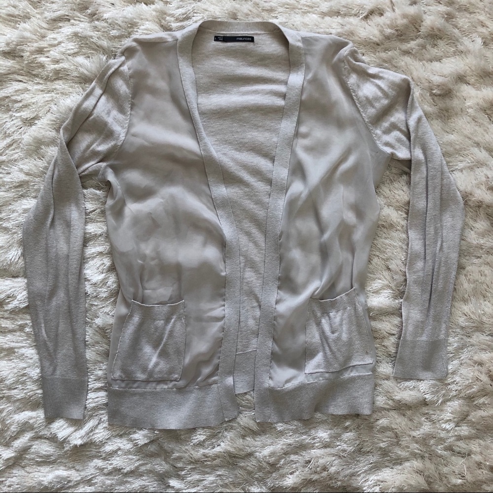 Taupe cardigan